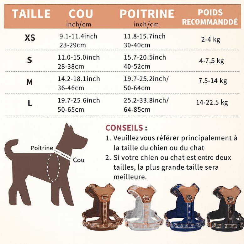 HP521-1--Classics Pet Dog Harness, Adjust with Durable Webbing, Anti-Deformation Alloy Ring, 4 Points Adjustable.