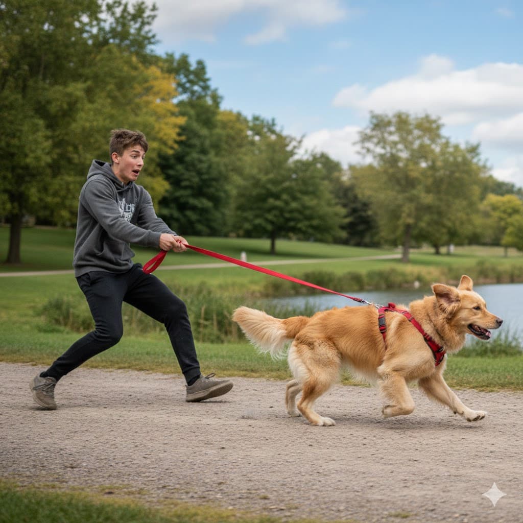 Pourquoi un chien tire-t-il en laisse ?