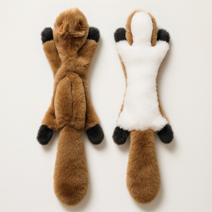 New 45cm Simulated Animal Holster No Stuffing with Squeakers Dog Chew Toy Durable Plush Crinkle Pet Squeak Toys Pet Supplies