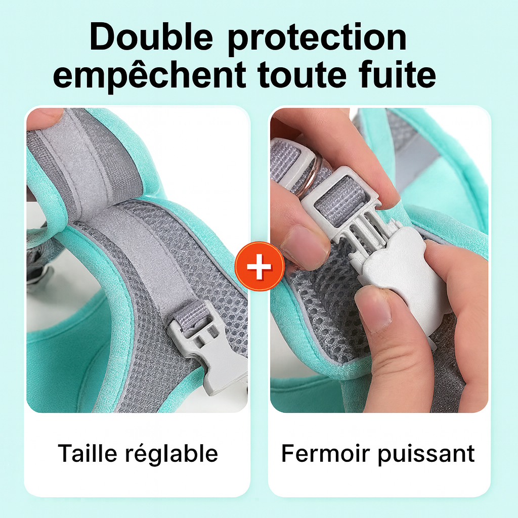 Dog Harness Leash Set for Small Dogs French Bulldog Chihuahua Pug Outdoor Walking Lead Leash Adjustable Puppy Cat Harness Vest