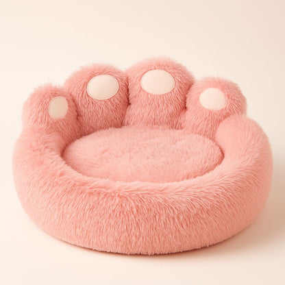 Fluffy Dog Bed Plush Kennel