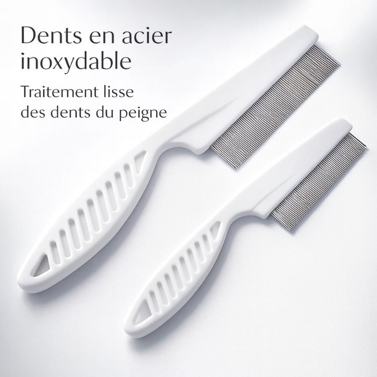 Professional Flea Comb for Dogs and Cats, Effective Grooming Tool for Removing Fleas and Ticks