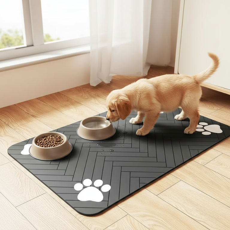 Tapis Absorbant Gamelle Chien – Sol Propre et Sec