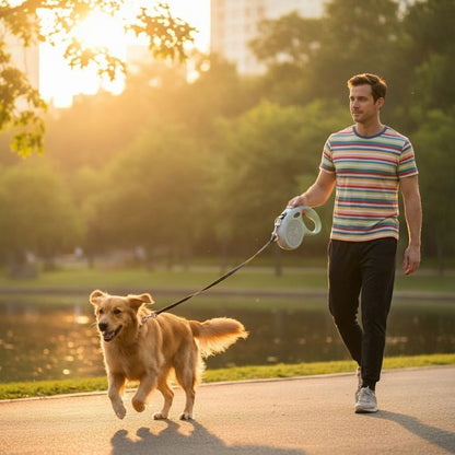 3m 5m Nylon Dog Leash Automatic Retractable Durable Cat Lead Extending Puppy Walking Running Traction Roulette For Small Dogs