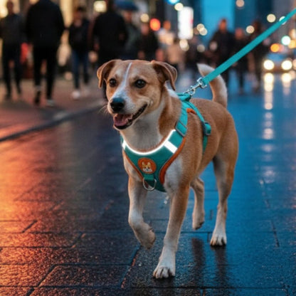 Dogs Adjustable Harness Leash Set for Small Medium Dogs Harness Vest Reflective Puppy Chest Strap Pet Walking Outdoor Supplies
