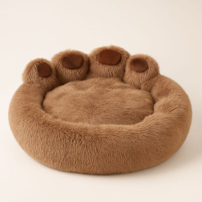 Fluffy Dog Bed Plush Kennel