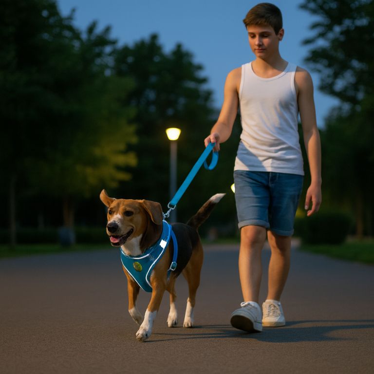 Reflective Pet Harness And Leash Set For Dog & Cat, No Pull Dog Vest Harness With Breathable Mesh