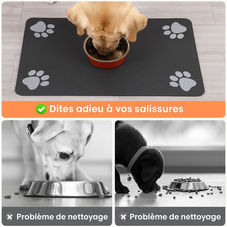 S（little kitten ）、M、L bsorbent Pet Feeding Mat, Waterproof Placemat for Dog & Cat Food & Water Bowls, Quick-Dry Rubber Backing