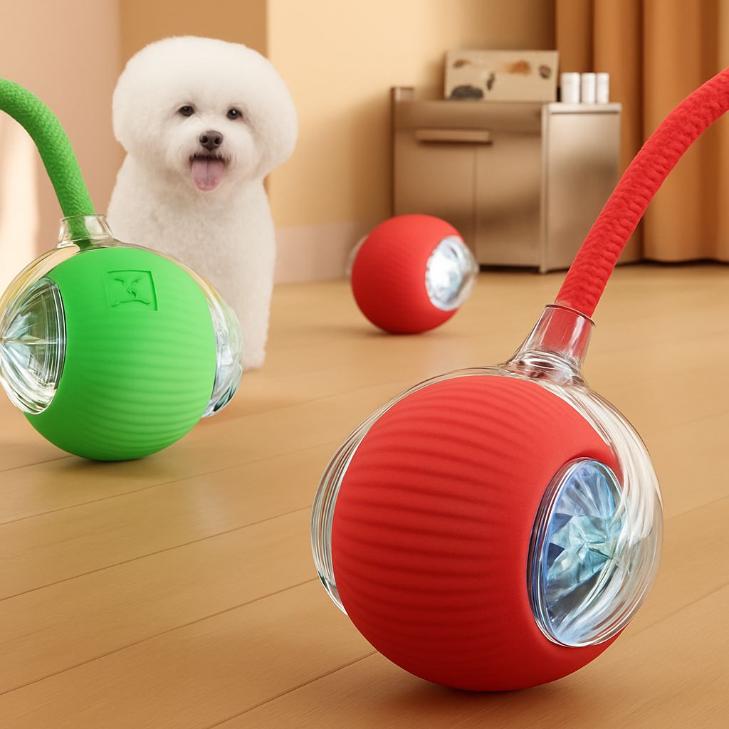 balle pour chien qui bouge