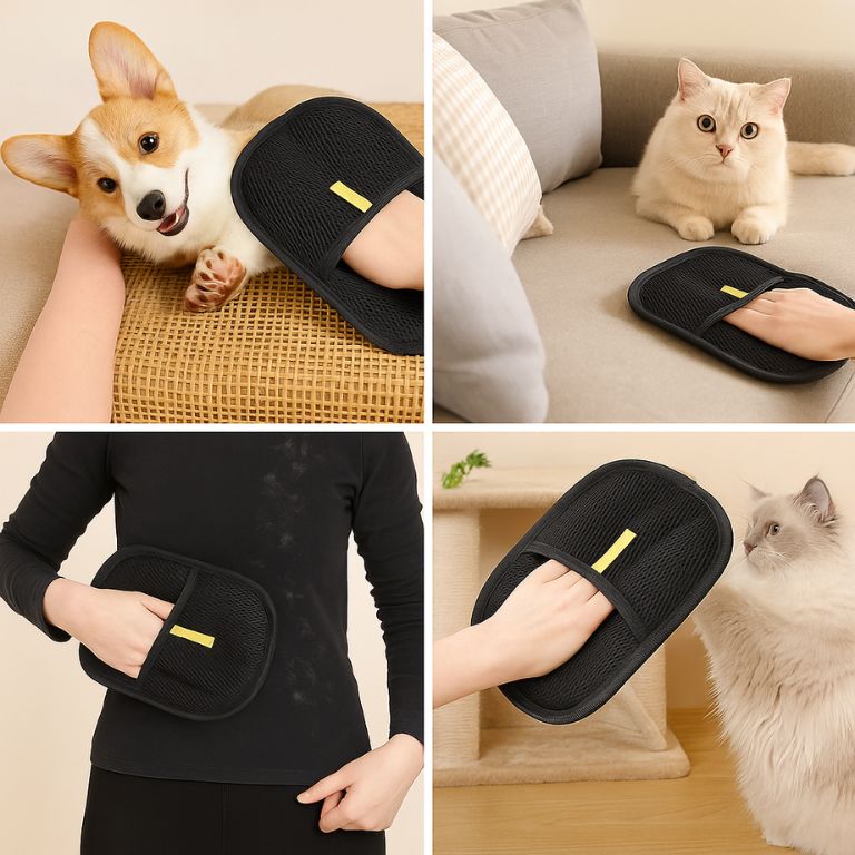 gant anti poils électrostatique pour animaux​