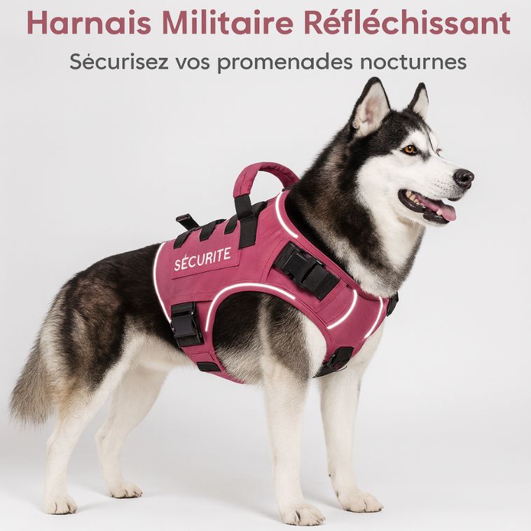 harnais chien contrôle