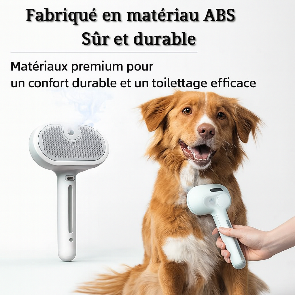 Pet Clean Steam Spray Dog Grooming Brush Unique Steam Brush For Dogs Luxury Grooming Brush Dog Steam Brush C