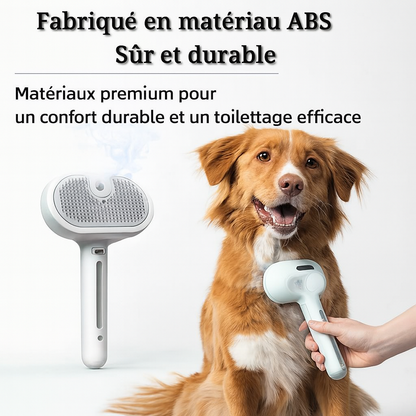 Pet Clean Steam Spray Dog Grooming Brush Unique Steam Brush For Dogs Luxury Grooming Brush Dog Steam Brush C