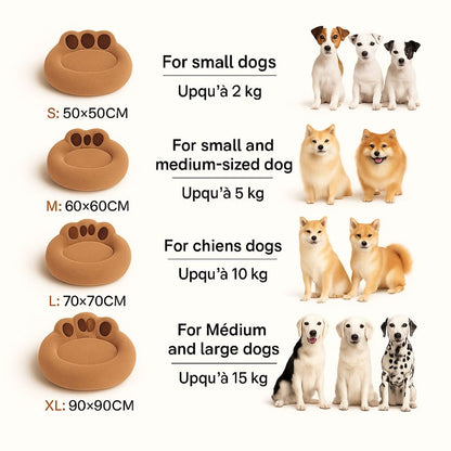 Fluffy Dog Bed Plush Kennel