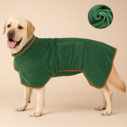Dog Bathrobe Absorbent Pet Quick Drying Bath Towel Dog Bath Towel Large Small Dogs Clean Absorbent Bathrobe Pet Supplies