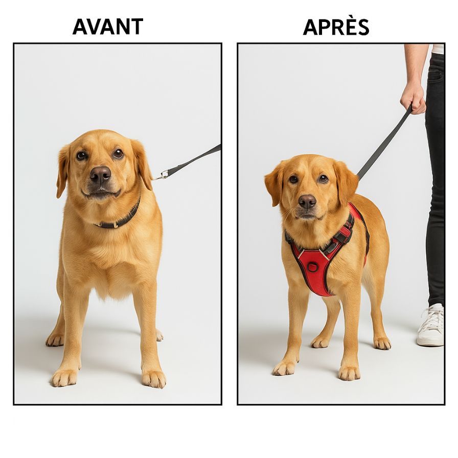 Saddle Dog Harness Reflective Adjustable Pet Harness No Pull Walking Training Small Medium Large Big Dogs Chest Strap Product