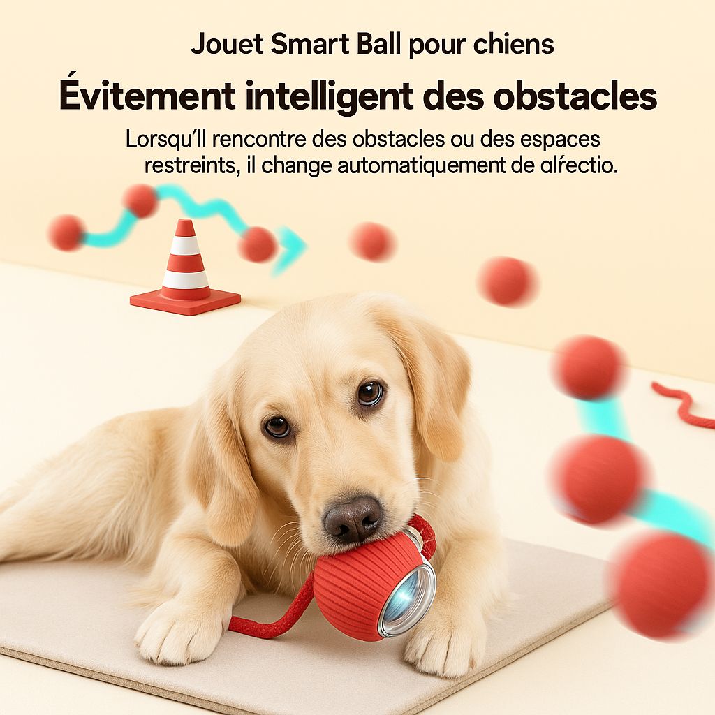 balle friandise pour chien​