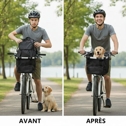panier de transport chien pour vélo