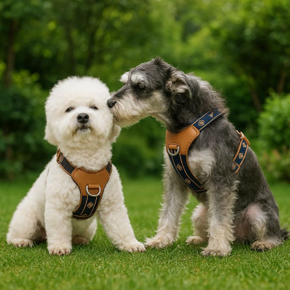 HP521-1--Classics Pet Dog Harness, Adjust with Durable Webbing, Anti-Deformation Alloy Ring, 4 Points Adjustable.