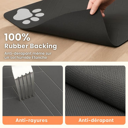 S（little kitten ）、M、L bsorbent Pet Feeding Mat, Waterproof Placemat for Dog & Cat Food & Water Bowls, Quick-Dry Rubber Backing