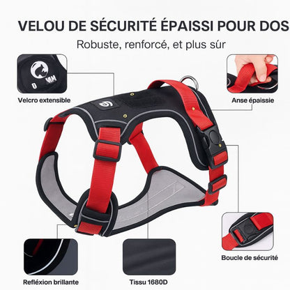 Dog Harness Reflective Midium Large Dogs Tactical Vest Big 1680D Waterproof Oxford Cloth Dog Harnesses Pet Accessoires Supplies