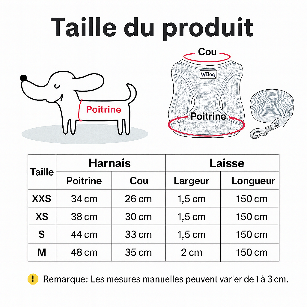 Winter Warm Dog Harness Vest Soft Padded Pet Chihuahua Puppy Harness Leash Set Adjustable For Small Medium Dogs French Bulldog