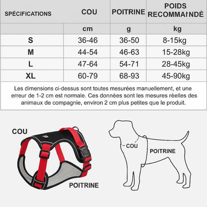 Dog Harness Reflective Midium Large Dogs Tactical Vest Big 1680D Waterproof Oxford Cloth Dog Harnesses Pet Accessoires Supplies