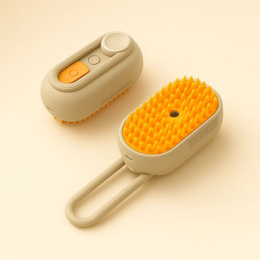 Hot Cat Dog Pet Spray Massage Brush One Button Steam Spray Folding Rotatable Floating Hair Bath Hair Removal Brush Comb