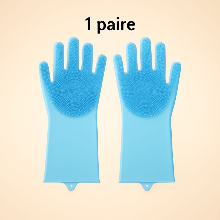 2Pcs Pet Grooming Cleaning Gloves Dog Massage Bathing Cleaning Glove Soft Silicone Hair Removal Glove Hand Skin Protection Glove