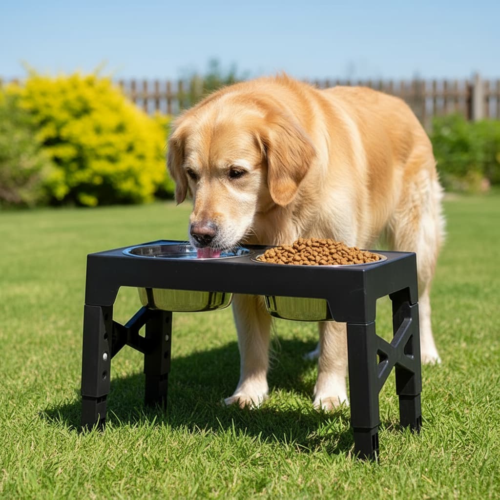 gamelle chat surélevée céramique