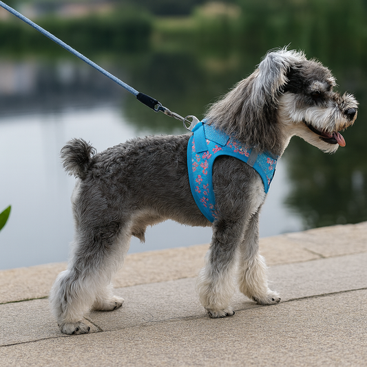 Truelove Pet Harness Soft Air Mesh Adjustable Reflective Pet Vest Small and Medium Breeds No Pull Adjustable Dog Harness TLH3016