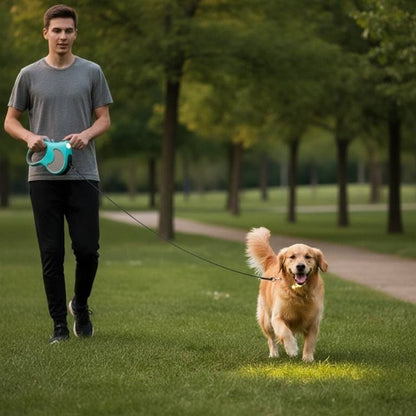 5m Dog Leash for Small Dogs Cat With lights For Small Medium Large Dogs Cats Automatic Retractable Durable Pet Supplies