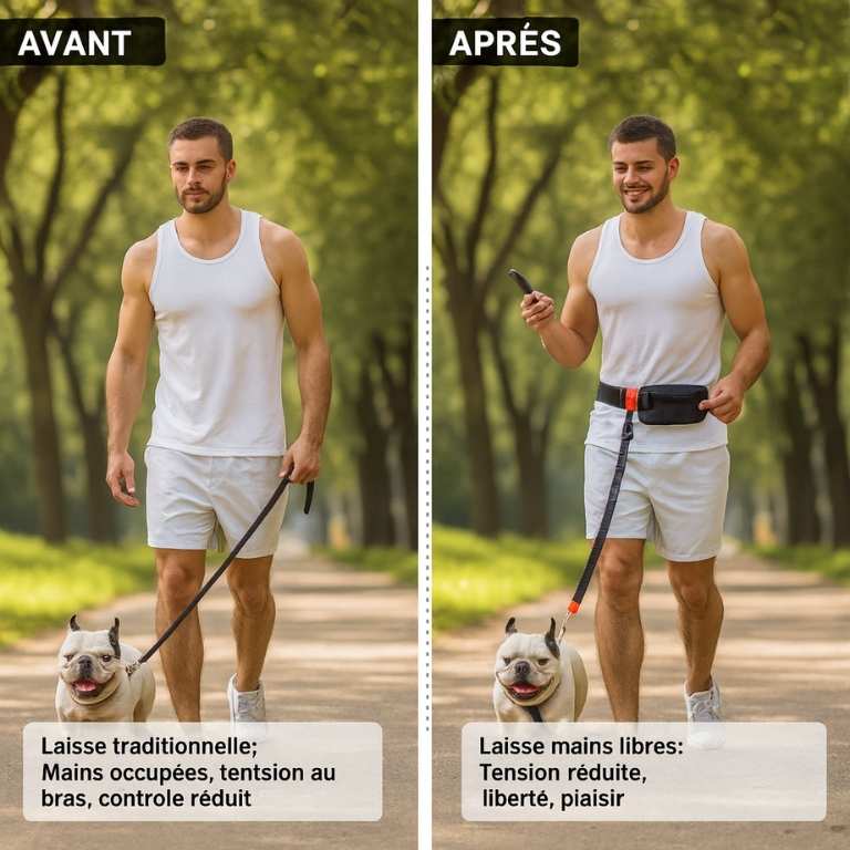 Retractable Dog Leash with Adjustable Waist Rope Hand Free Running Jogging Cycling Big Dogs Pet Elasticity Lead Pet Supplies