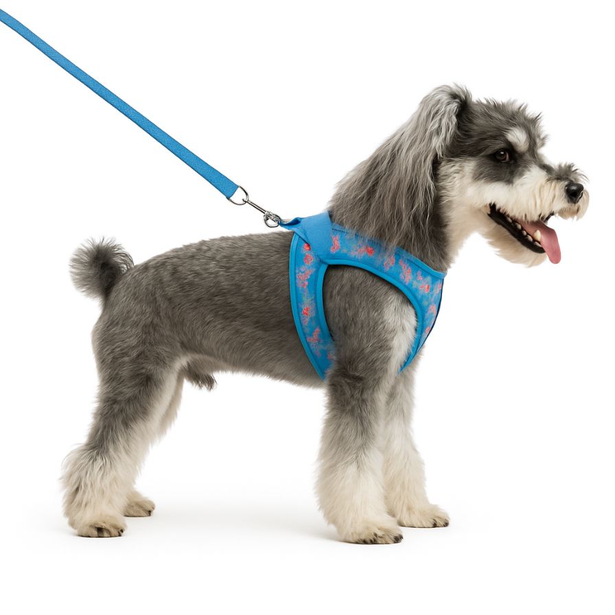 Truelove Pet Harness Soft Air Mesh Adjustable Reflective Pet Vest Small and Medium Breeds No Pull Adjustable Dog Harness TLH3016