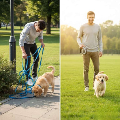 3m 5m Dog Leash for Small Dogs Cat Automatic Retractable Durable Nylon Lead Puppy Outdoor Travel Walking Hiking Traction Rope