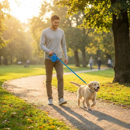 3m 5m Dog Leash for Small Dogs Cat Automatic Retractable Durable Nylon Lead Puppy Outdoor Travel Walking Hiking Traction Rope