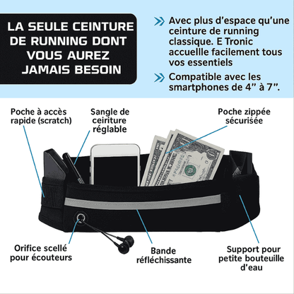 Hands Free Dog Leash for Running Walking Reflective Leash with Waist Bag Retractable Elastic Belt Dog Traction Rope Pet Products