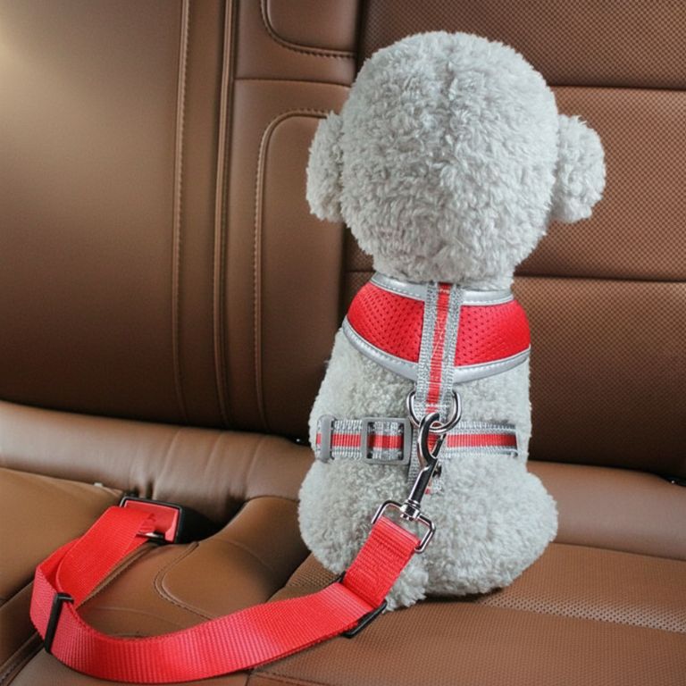ceinture chien pour trajet en voiture