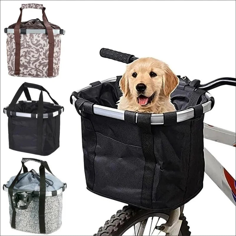panier pour chien sur vélo