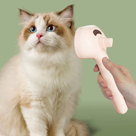 Pet Clean Steam Spray Dog Grooming Brush Unique Steam Brush For Dogs Luxury Grooming Brush Dog Steam Brush C