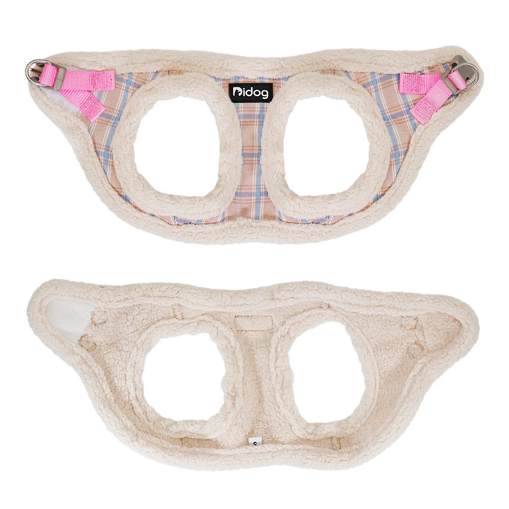 Winter Warm Dog Harness Vest Soft Padded Pet Chihuahua Puppy Harness Leash Set Adjustable For Small Medium Dogs French Bulldog