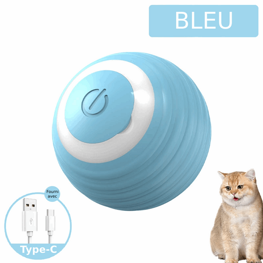 Balle de jeu mobile et interactive pour chat