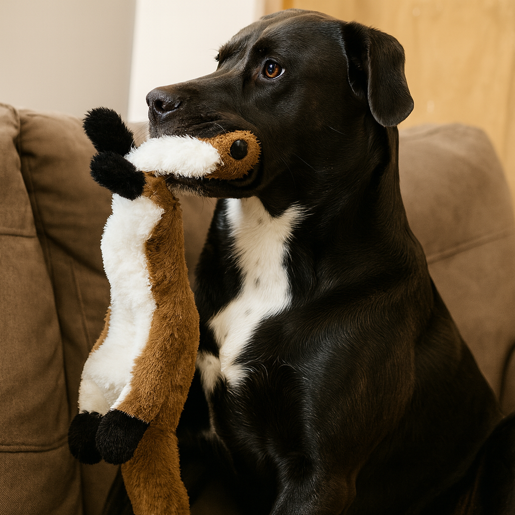 New 45cm Simulated Animal Holster No Stuffing with Squeakers Dog Chew Toy Durable Plush Crinkle Pet Squeak Toys Pet Supplies