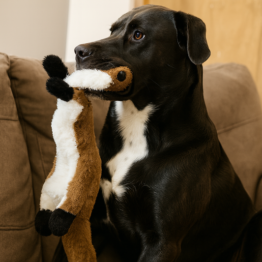 New 45cm Simulated Animal Holster No Stuffing with Squeakers Dog Chew Toy Durable Plush Crinkle Pet Squeak Toys Pet Supplies