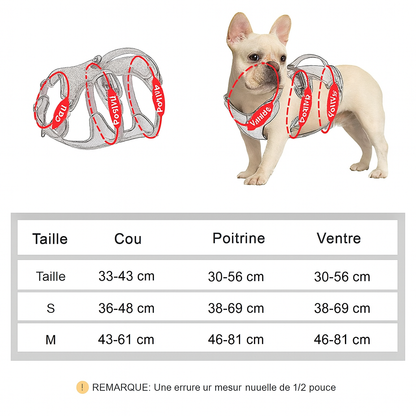 Nylon Pet Dog Harness Reflective Dog Harnesses Durable Vest With Handle Adjustable for Small Medium Large Dogs Bulldog Walking