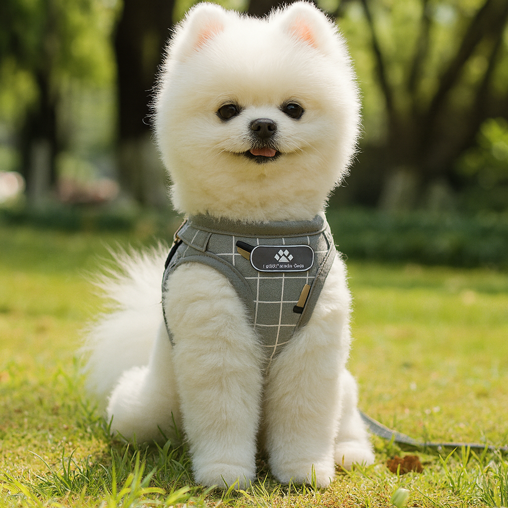 Nylon Dog Harness Breathable Mesh Vest Adjustable Dog Harness and Leash Set for Small Dogs Cats Reflective Pet Collar for Puppy