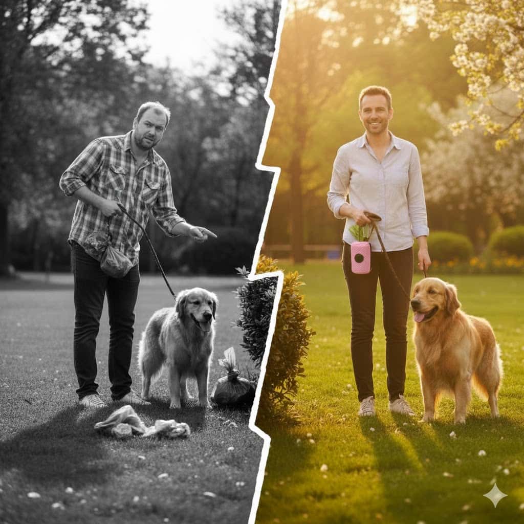 astuce pour ramasser les crottes de chien​